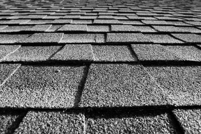 Uneven Shingles roof